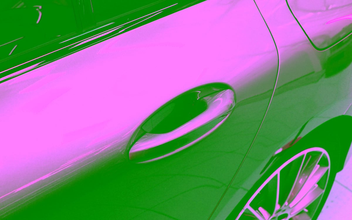 PPF on car door handle